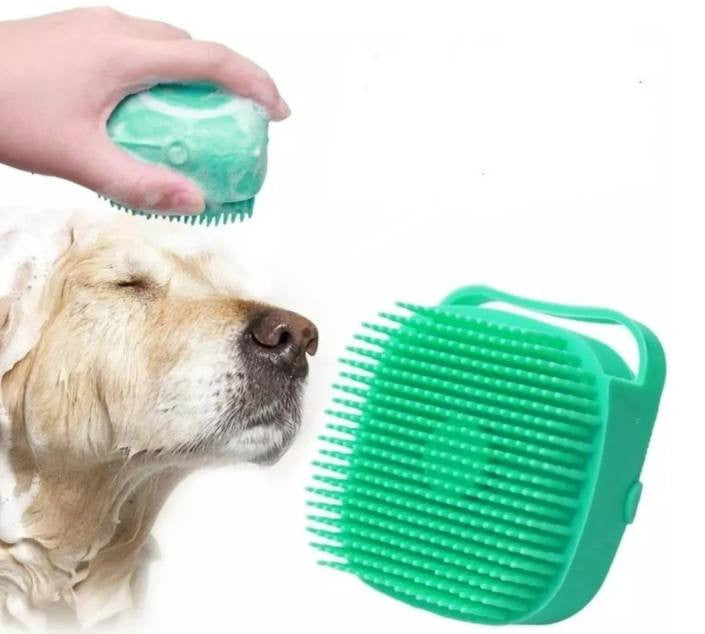 SiliSpa – Cepillo Masajeador 2 en 1 con Dispensador