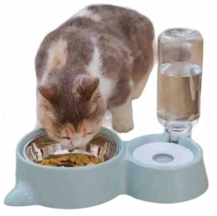 PetFlow Duo – Plato y Dispensador Automático