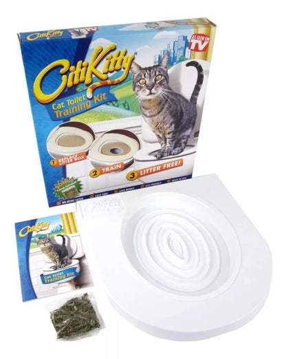 KittyTrain Pro – Kit de Entrenamiento de Baño para Gatos