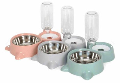 PetFlow Duo – Plato y Dispensador Automático