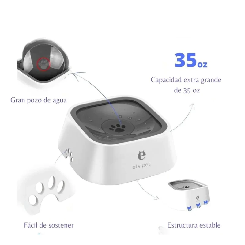 HydroBowl Pro – Tazón Antiderrame para Mascotas
