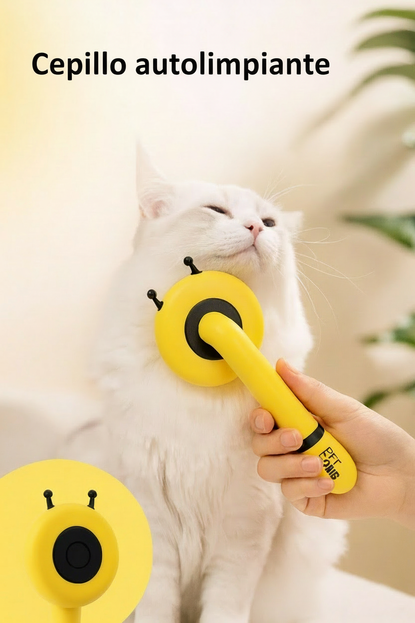 Cepillo Autolimpiante para Mascotas