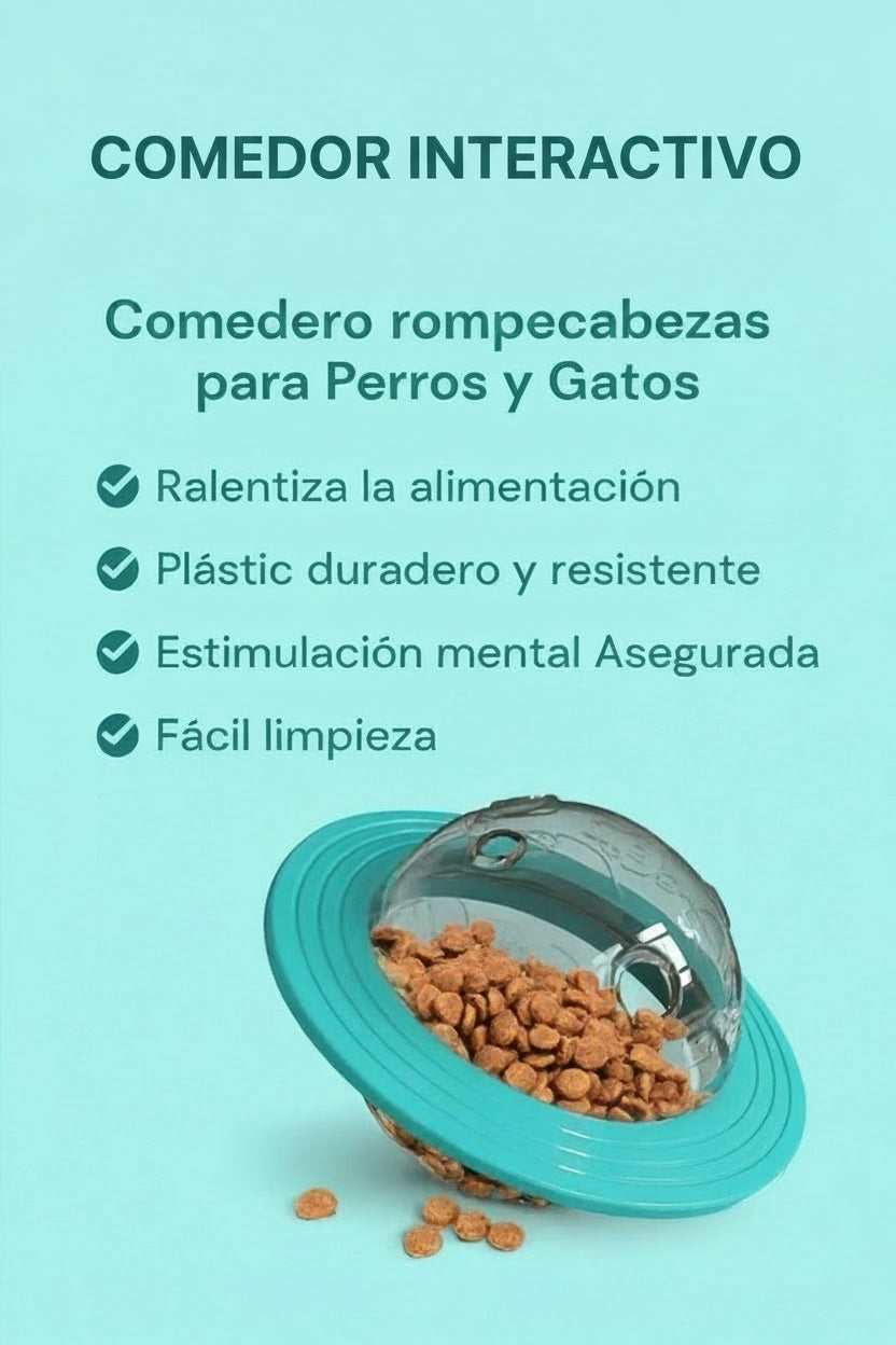 Comedero rompecabezas para Perros y Gatos