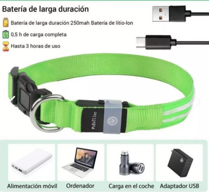 Collar LED Recargable