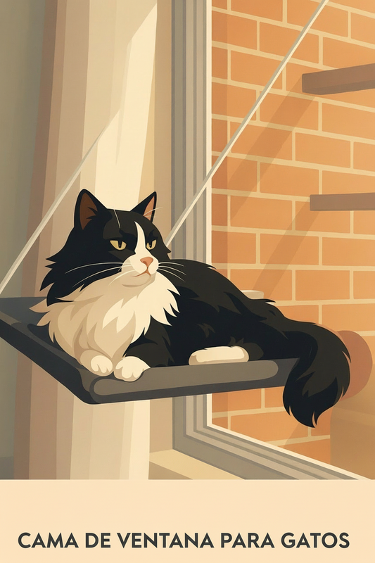 Cama de ventana para gatos