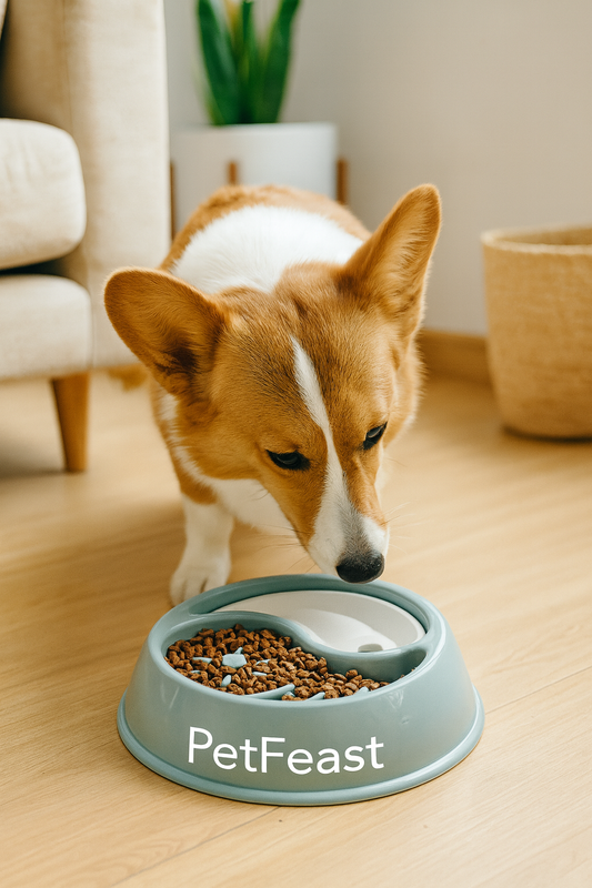 PetFeast – Comedero y Bebedero Ajustable para Mascotas