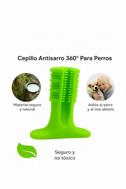 Cepillo Antisarro 360° Para Perros