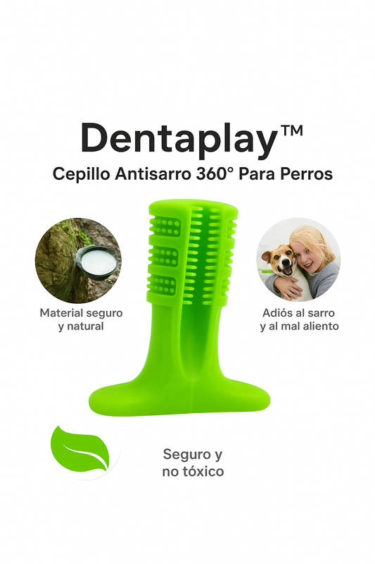 Dentaplay™ Cepillo Antisarro 360° Para Perros