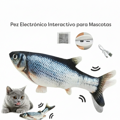 Pez Electrónico Interactivo para Mascotas