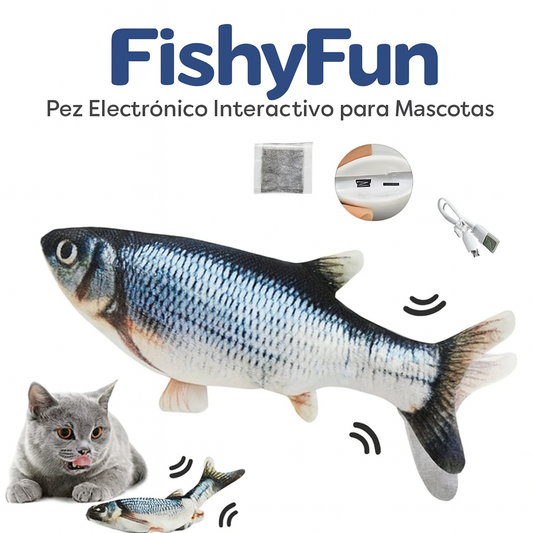 FishyFun – Pez Electrónico Interactivo para Mascotas