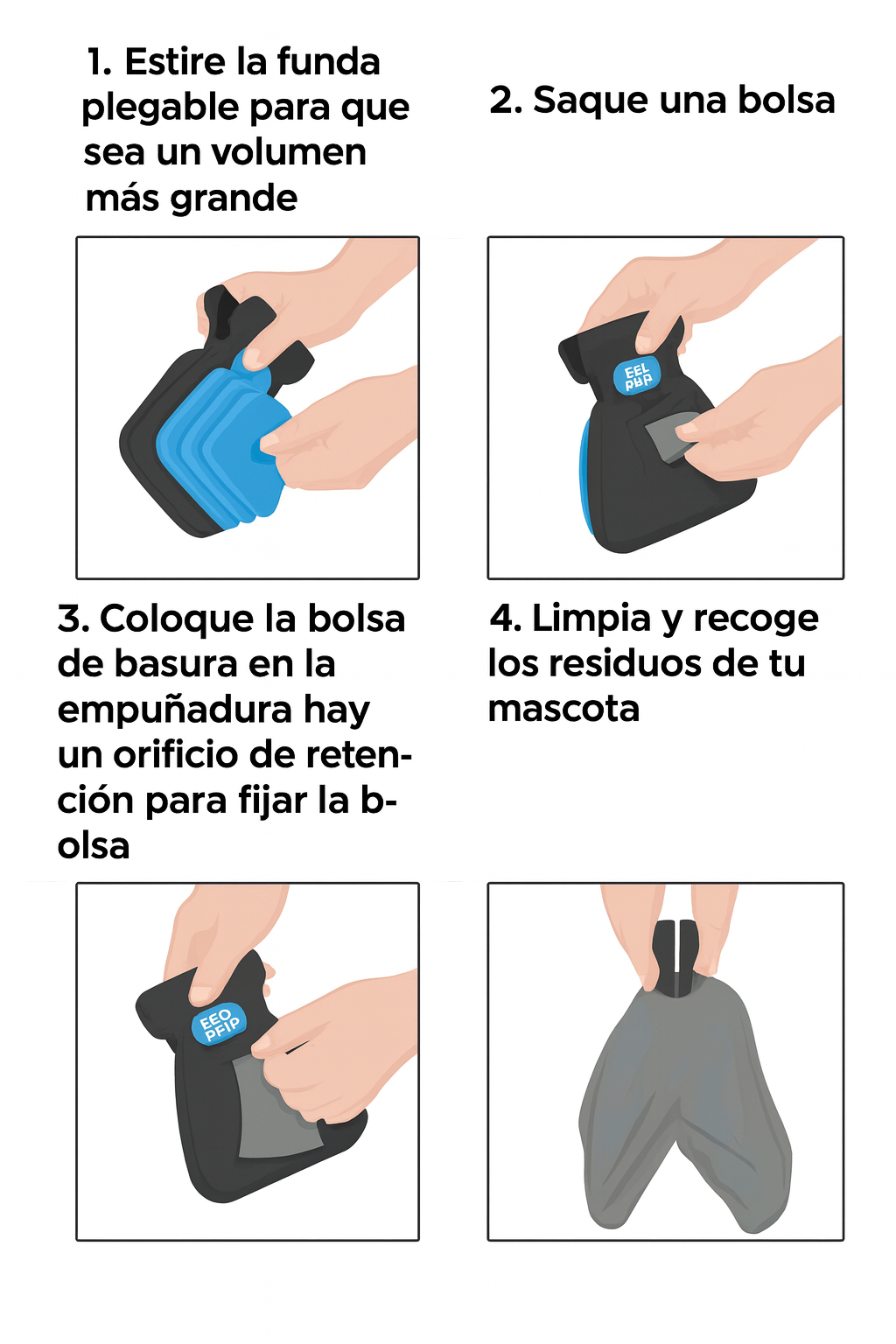 Recogedor Plegable para Mascotas